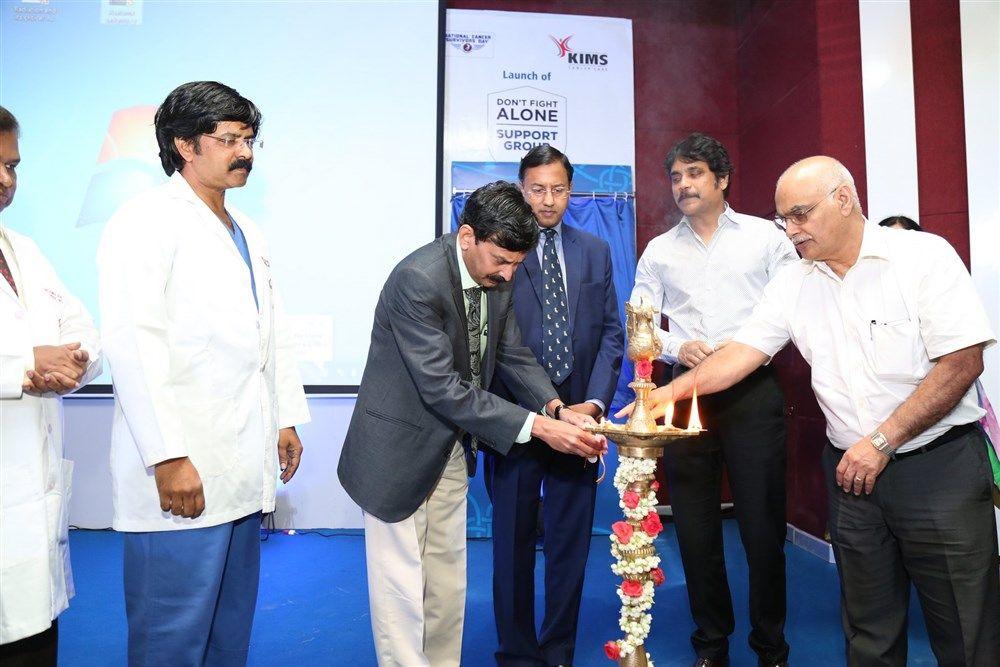 Nagarjuna launches KIMS Hospitals Cancer Support Group