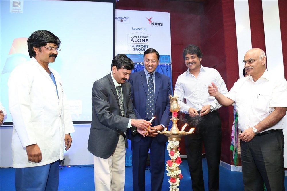 Nagarjuna launches KIMS Hospitals Cancer Support Group