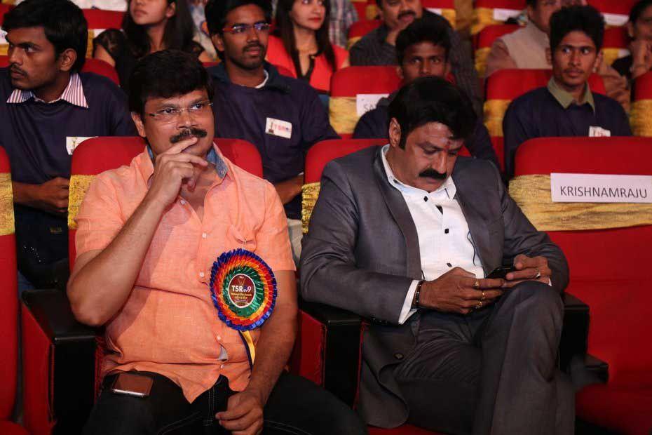 Nandamuri Balakrishna, Chiranjeevi At TSR TV9 National Film Awards Photos
