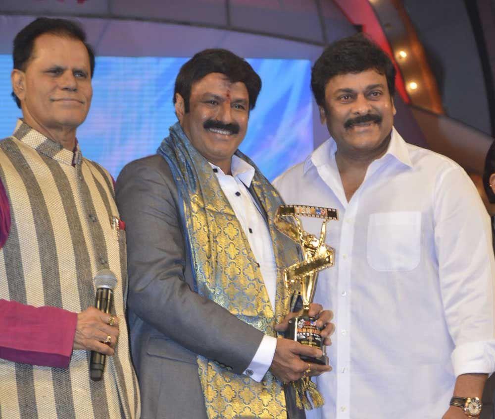 Nandamuri Balakrishna, Chiranjeevi At TSR TV9 National Film Awards Photos