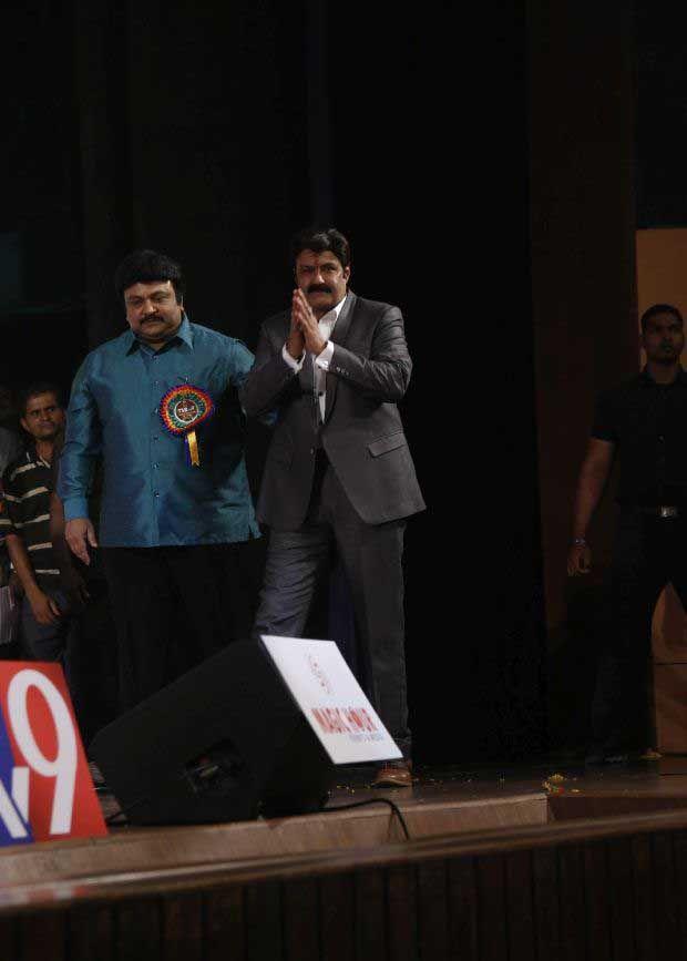 Nandamuri Balakrishna, Chiranjeevi At TSR TV9 National Film Awards Photos