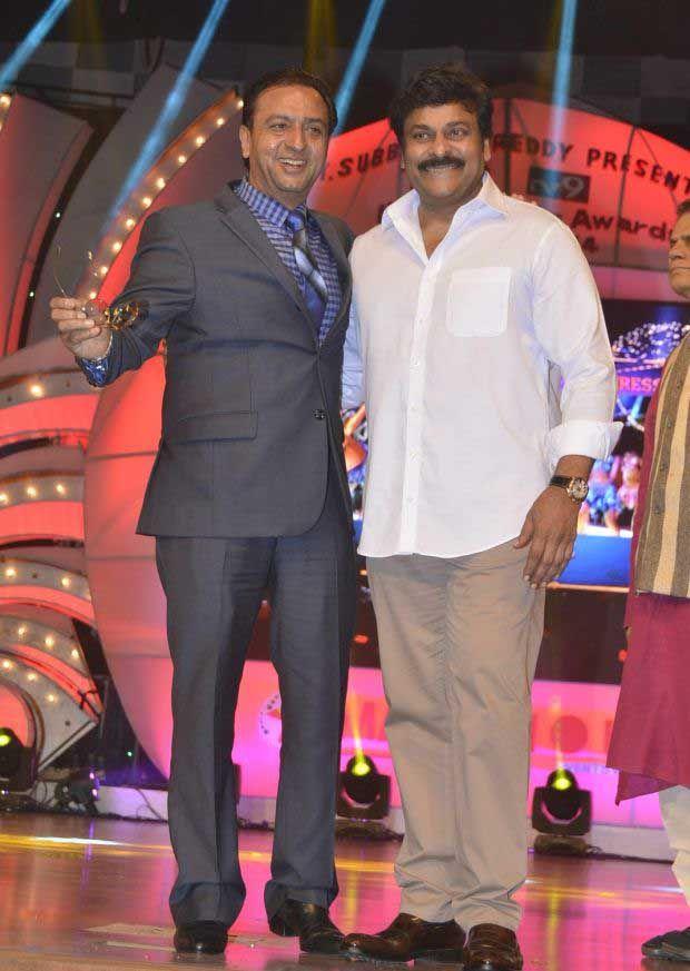 Nandamuri Balakrishna, Chiranjeevi At TSR TV9 National Film Awards Photos