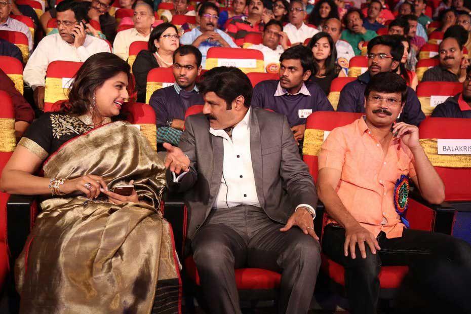 Nandamuri Balakrishna, Chiranjeevi At TSR TV9 National Film Awards Photos