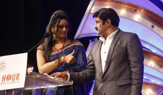 Nandamuri Balakrishna, Chiranjeevi At TSR TV9 National Film Awards Photos