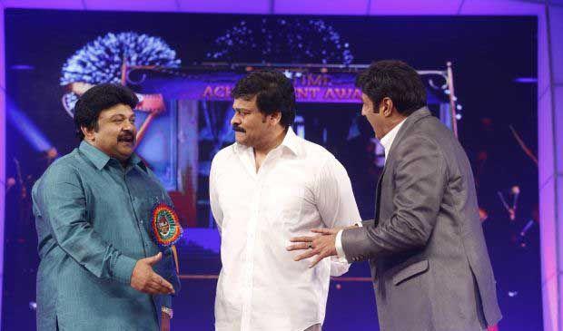 Nandamuri Balakrishna, Chiranjeevi At TSR TV9 National Film Awards Photos