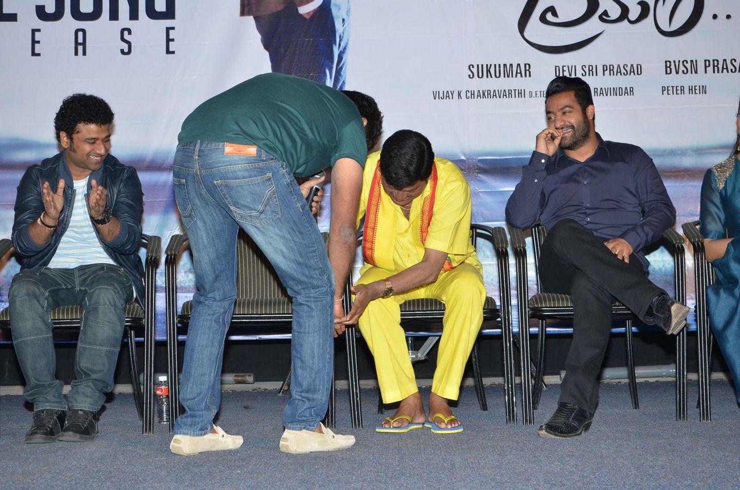 Nannaku Prematho Movie Title Song Launch Photos