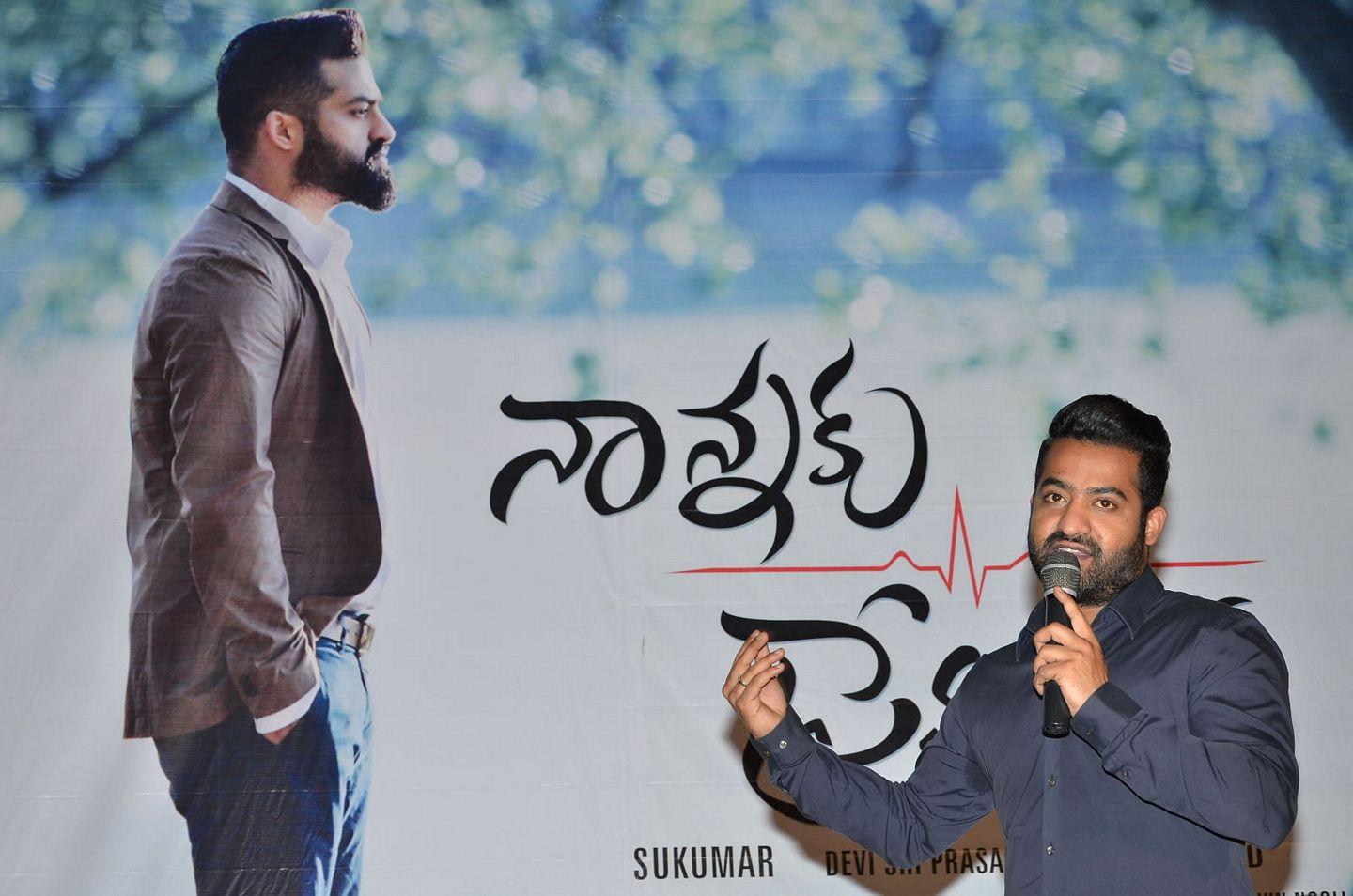 Nannaku Prematho Movie Title Song Launch Photos