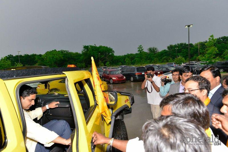 Nara Lokesh now visits the state of Texas