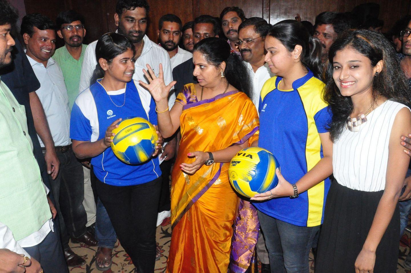 National Throwball Championship 2016 Logo Launch by Kavitha Photos