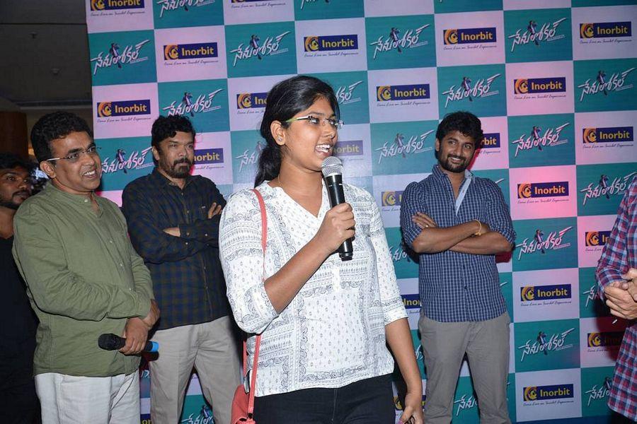 Nenu Local Movie Team Stills At Inorbit Mall