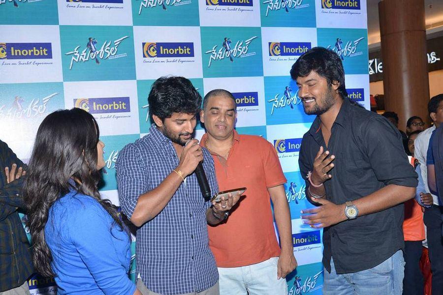 Nenu Local Movie Team Stills At Inorbit Mall