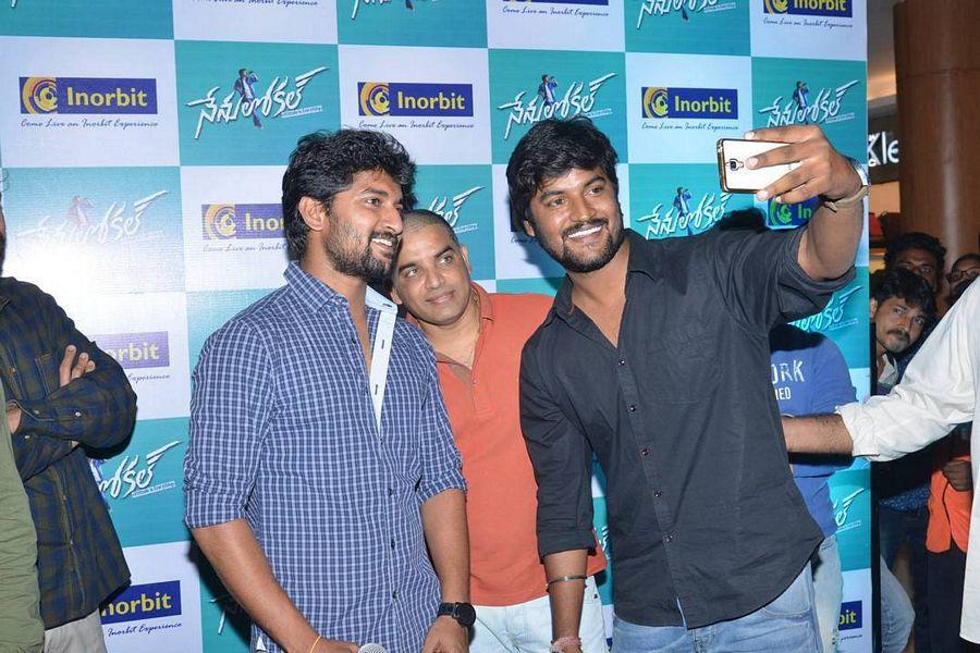 Nenu Local Movie Team Stills At Inorbit Mall