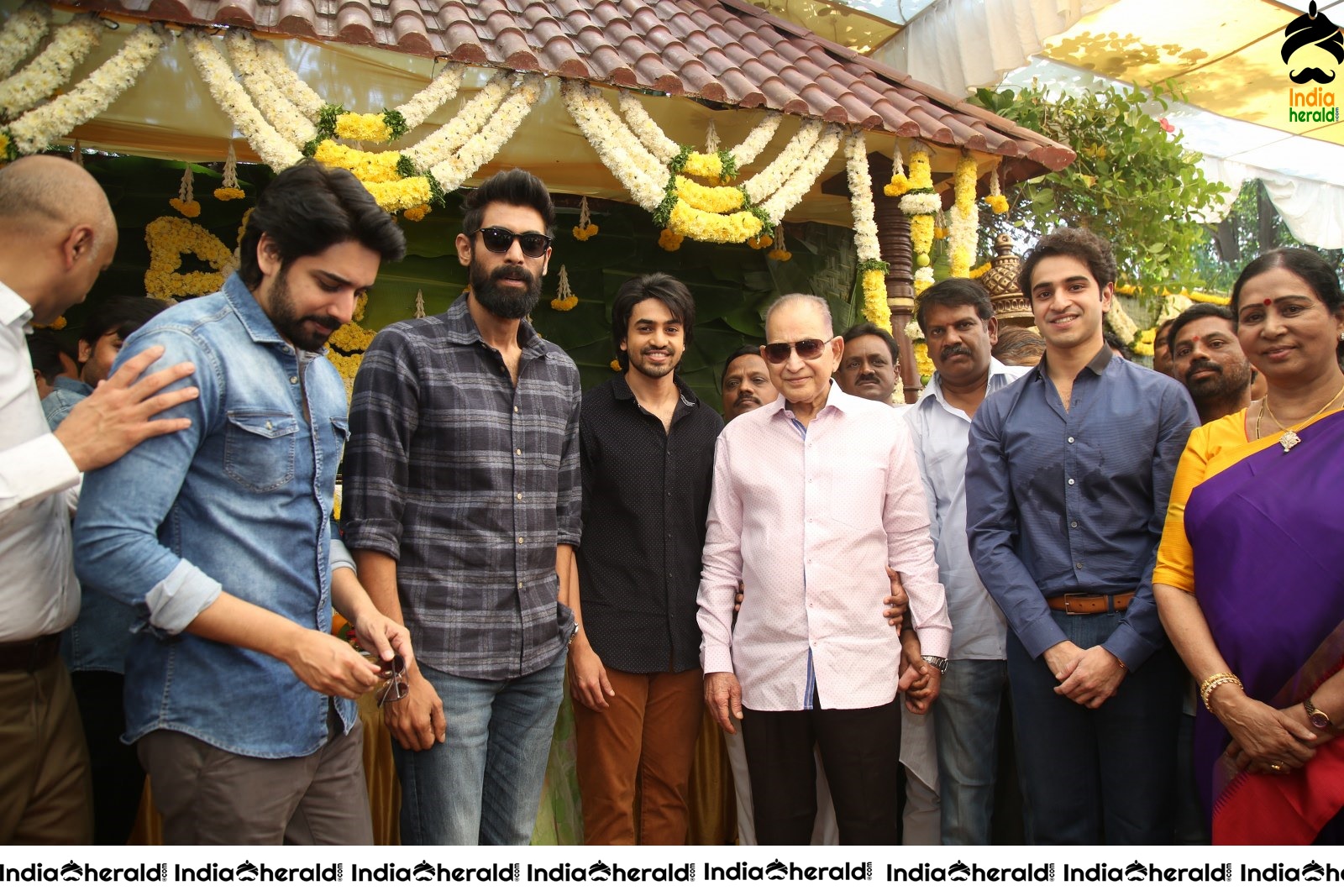 Niddhi Agerwal and Ashok Galla Movie Launch Event Throwback