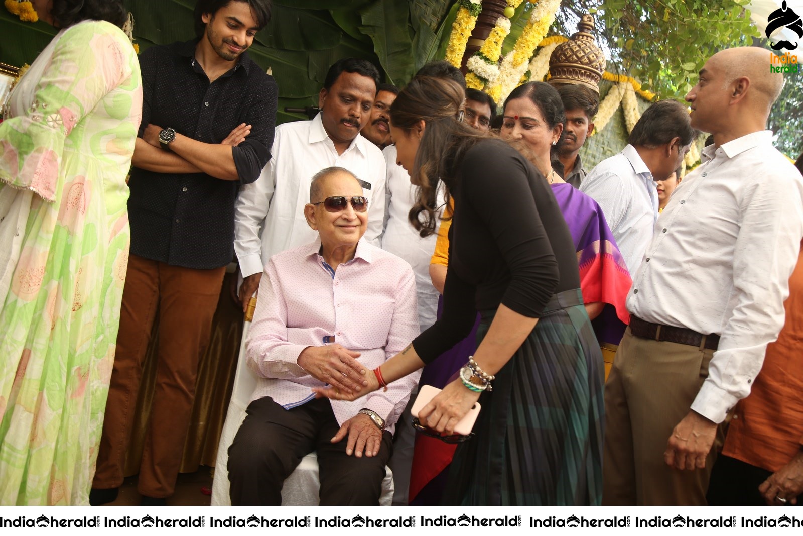 Niddhi Agerwal and Ashok Galla Movie Launch Event Throwback