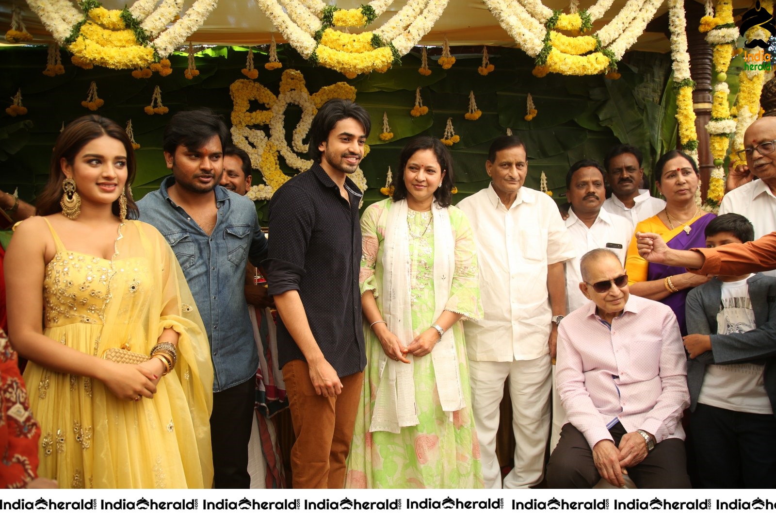 Niddhi Agerwal and Ashok Galla Movie Launch Event Throwback