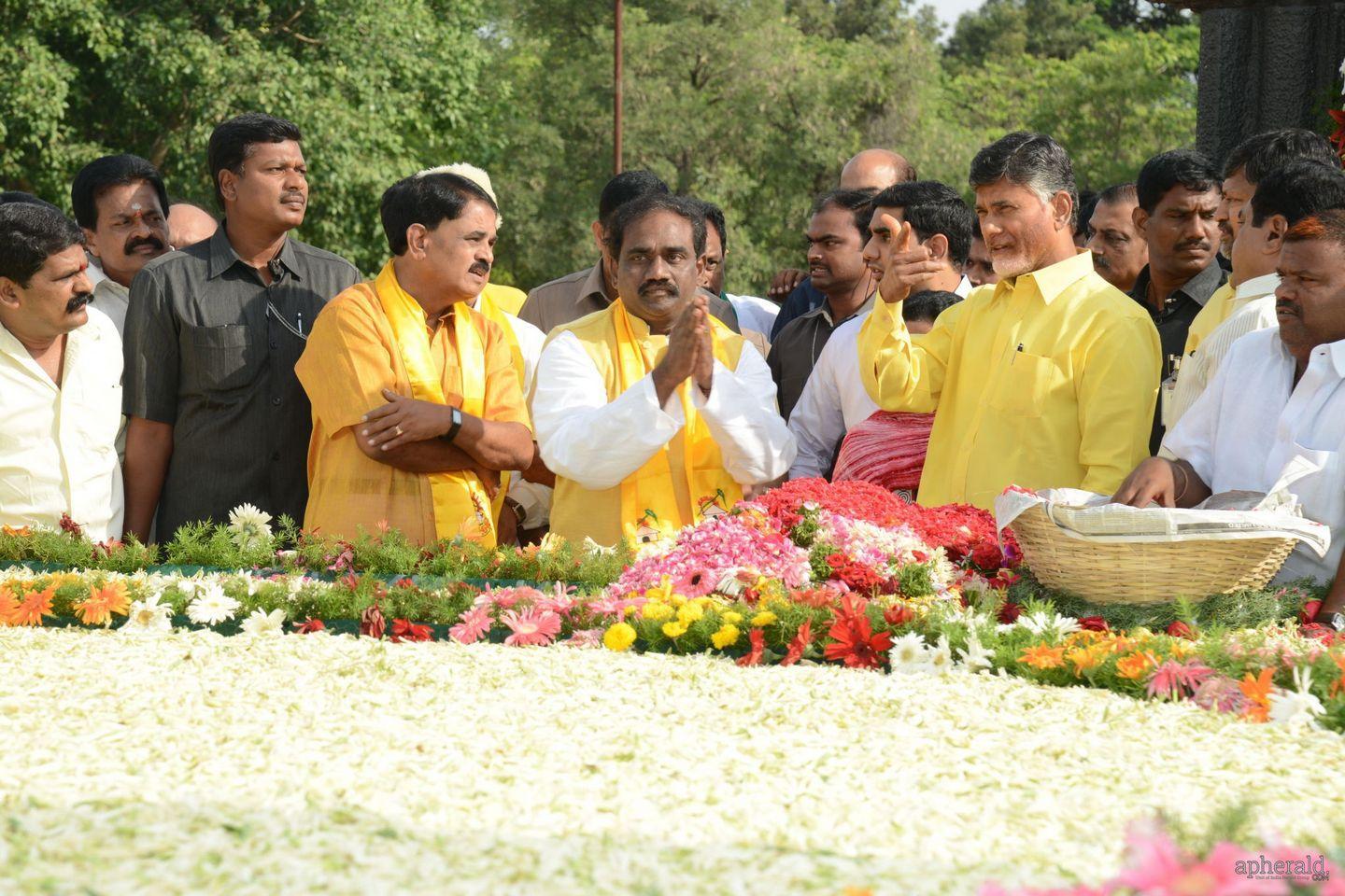 NTR Family Visit NTR Ghat