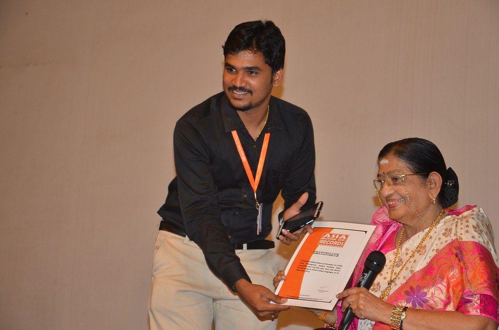 P. Susheela enters Guinness Book of World Records