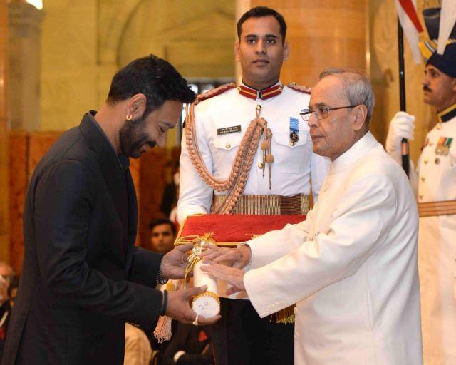 Padma Bhushan Award from the President of India Photos