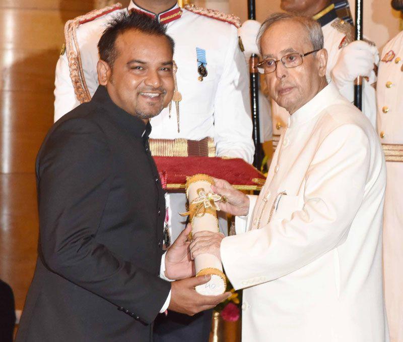 Padma Bhushan Award from the President of India Photos