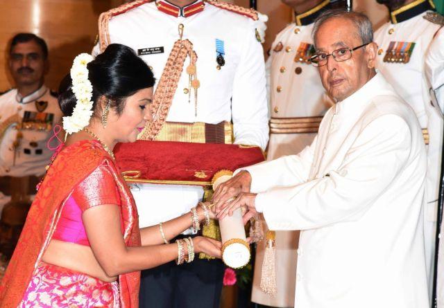 Padma Bhushan Award from the President of India Photos