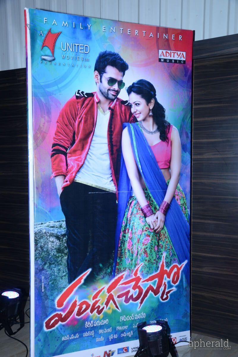 Pandaga Chesuko Hoardings At Audio Launch