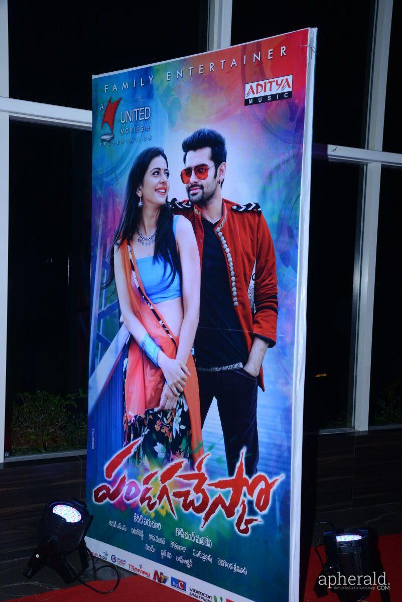 Pandaga Chesuko Hoardings At Audio Launch