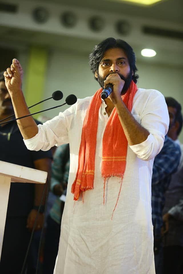 Pawan Kalyan welcomes Mega fans into Janasena party