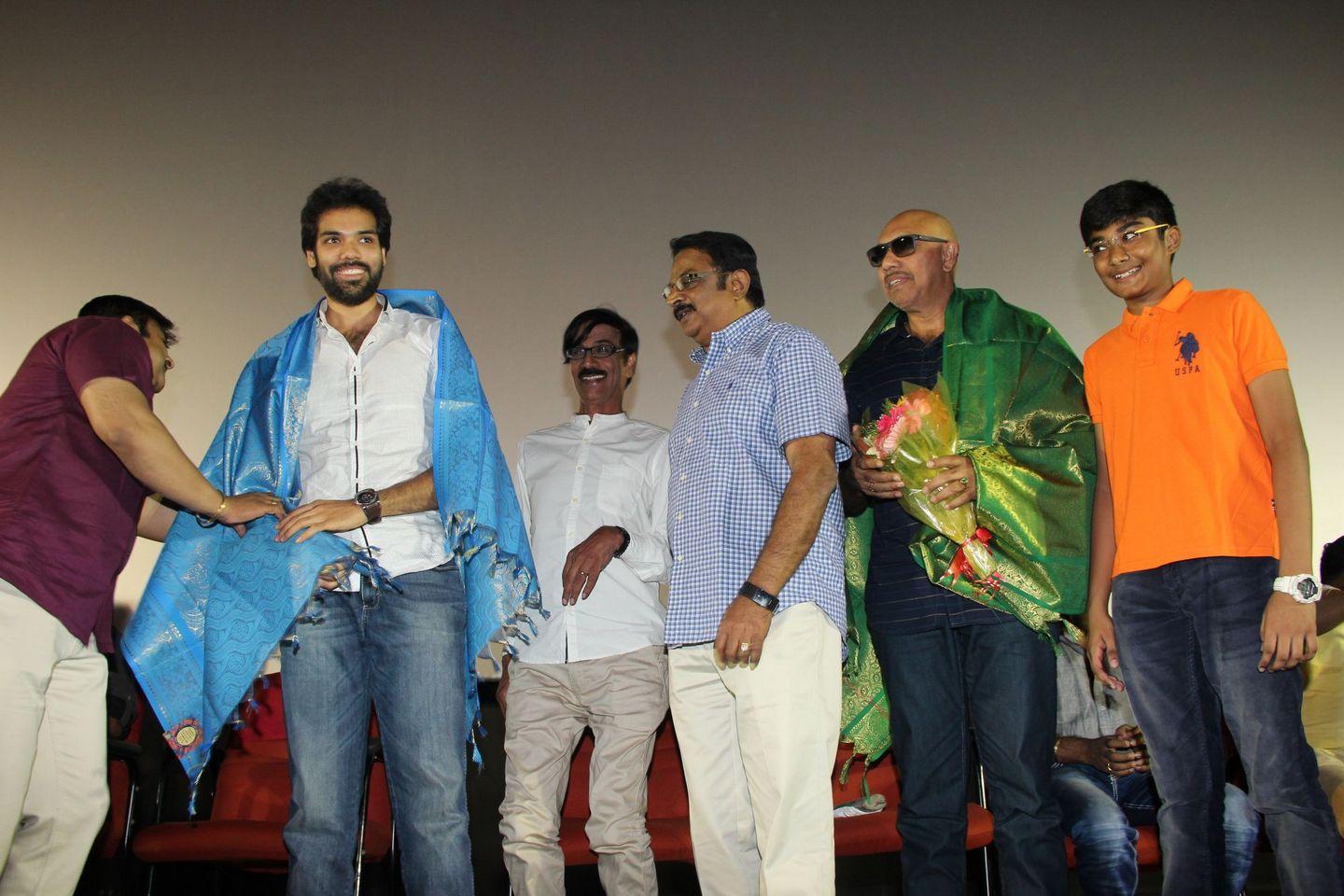 Pokkiri Raja Movie Team Celebration in Kamala Theatre Photos