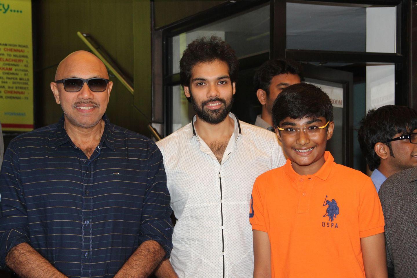 Pokkiri Raja Movie Team Celebration in Kamala Theatre Photos