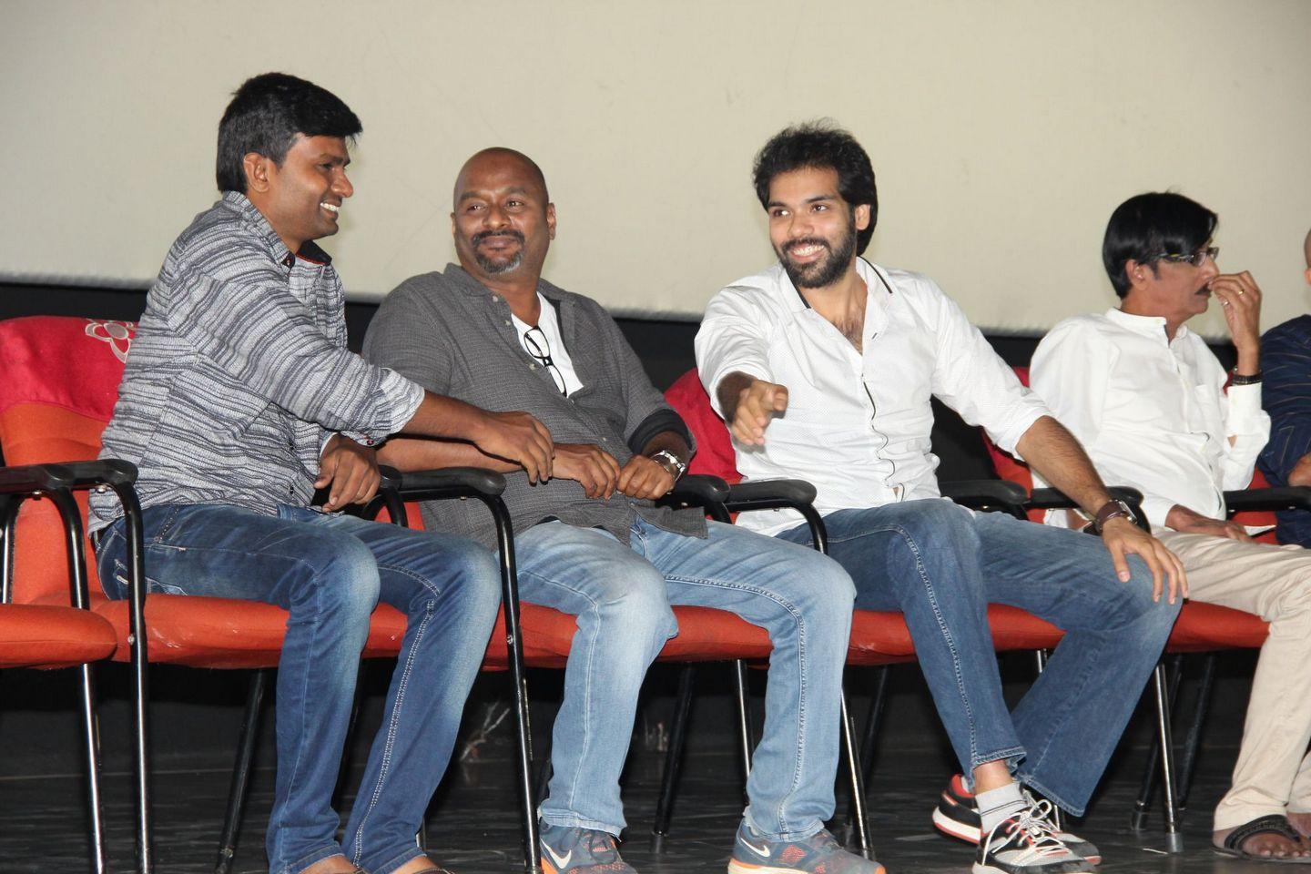 Pokkiri Raja Movie Team Celebration in Kamala Theatre Photos