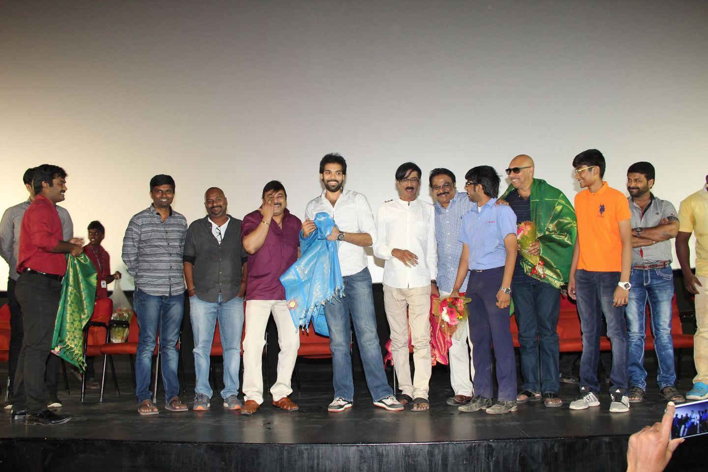 Pokkiri Raja Movie Team Celebration in Kamala Theatre Photos