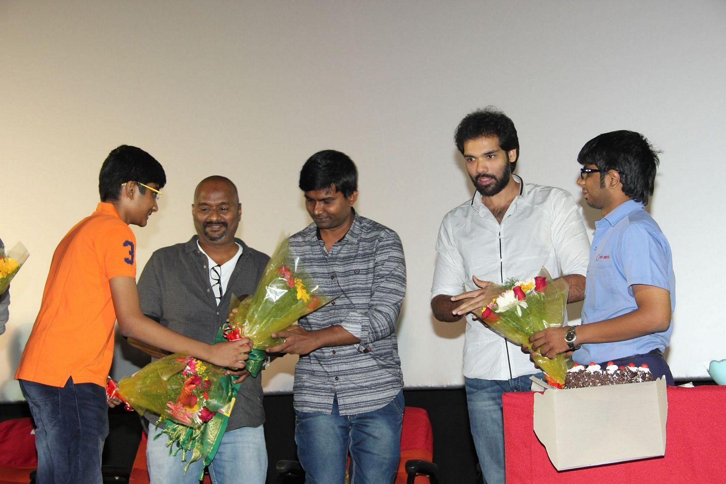 Pokkiri Raja Movie Team Celebration in Kamala Theatre Photos