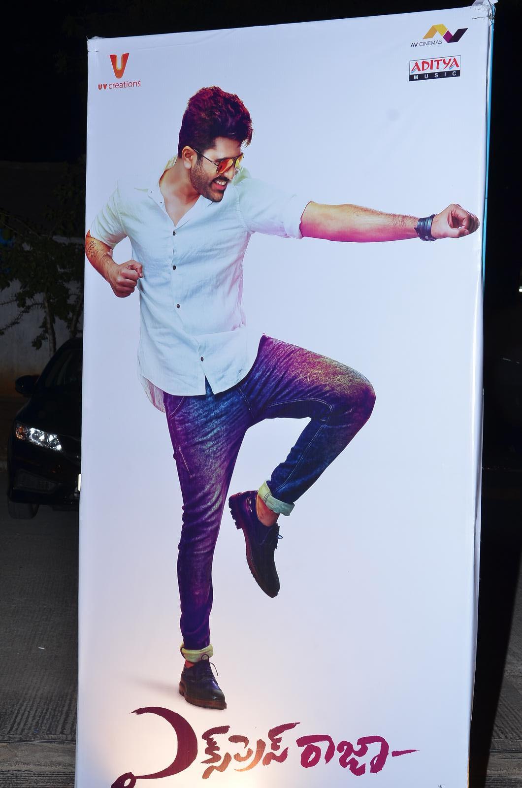 Prabhas Hoardings Pics At Express Raja Audio Launch