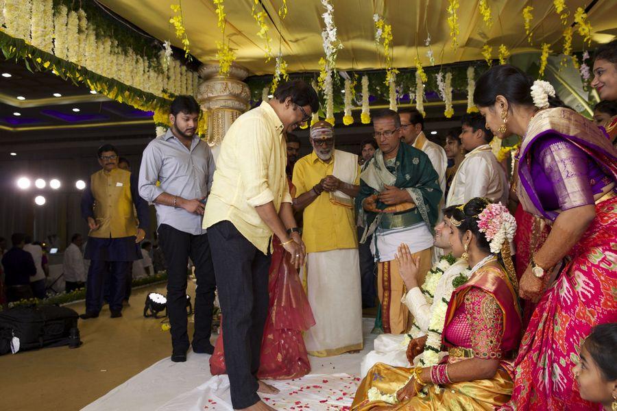 Prabhu Teju Weds Varsha Wedding Reception Photos