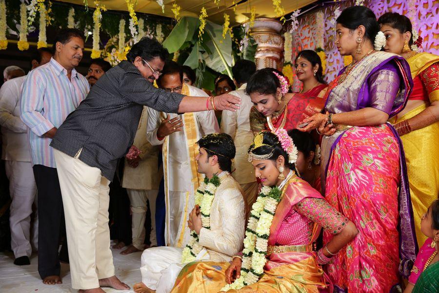 Prabhu Teju Weds Varsha Wedding Reception Photos