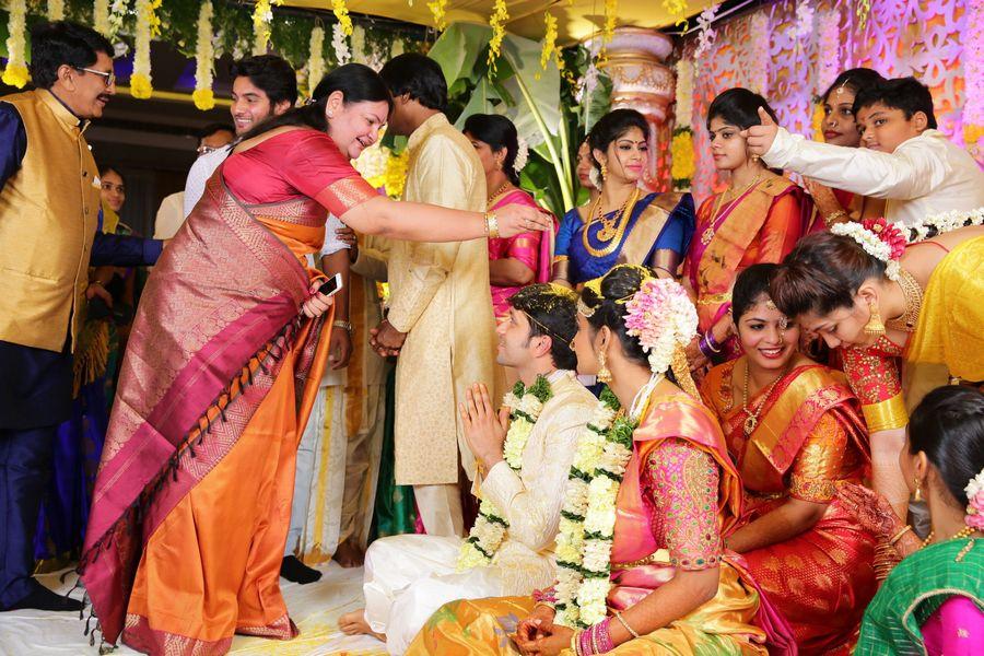 Prabhu Teju Weds Varsha Wedding Reception Photos