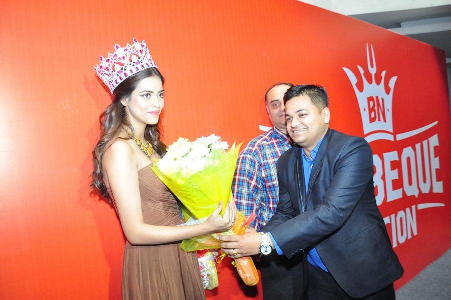 Priyadarshini Latest Stills at Barbeque Nation Opening