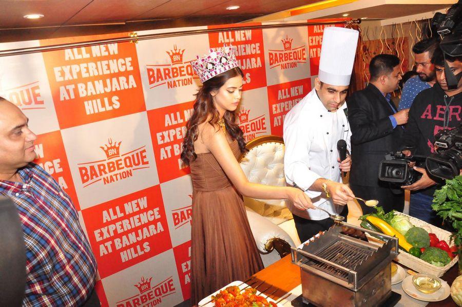 Priyadarshini Latest Stills at Barbeque Nation Opening
