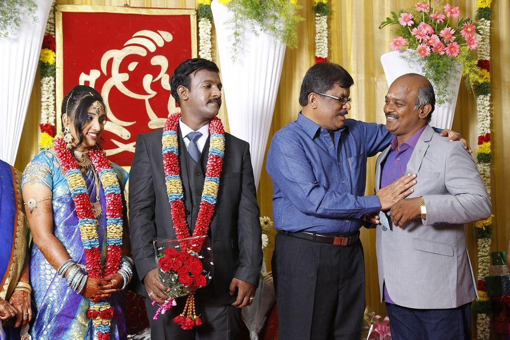 PRO Vijayamuralee Son Wedding Reception Photos
