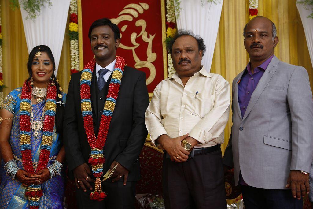 PRO Vijayamuralee Son Wedding Reception Photos