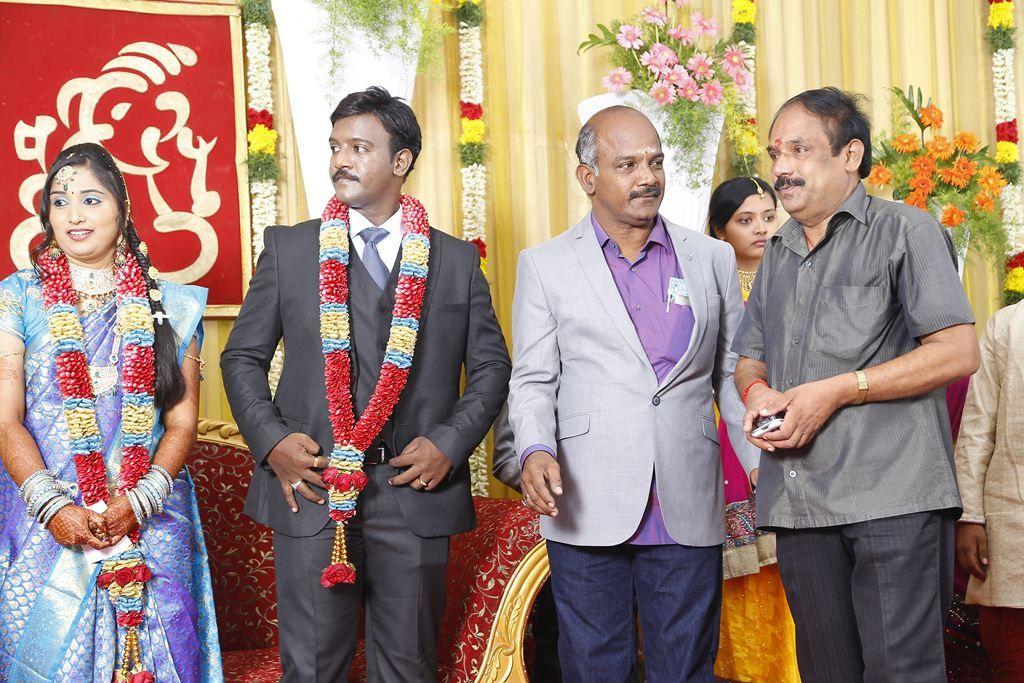 PRO Vijayamuralee Son Wedding Reception Photos