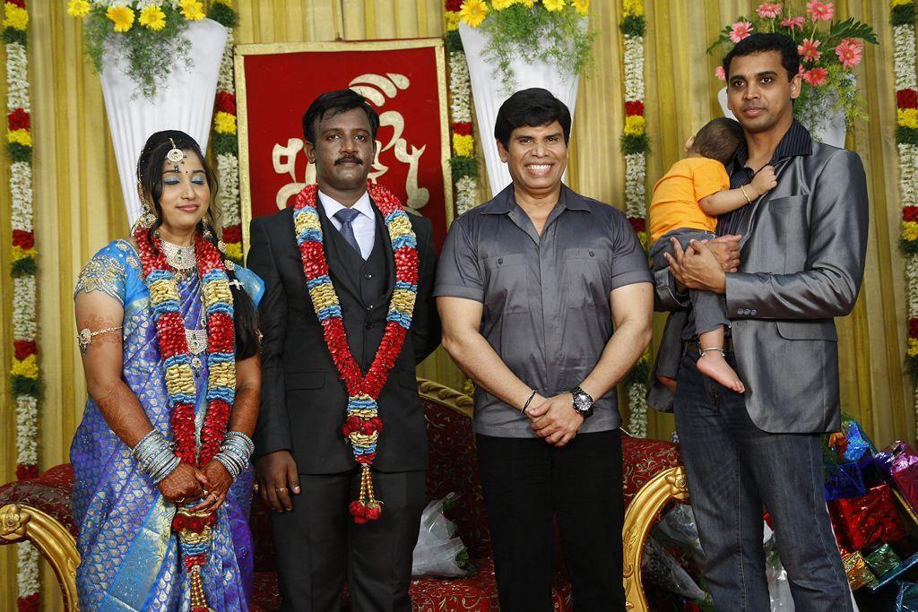 PRO Vijayamuralee Son Wedding Reception Photos