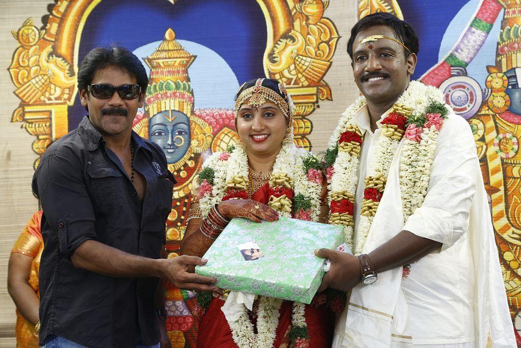 PRO Vijayamuralee Son Wedding Reception Photos