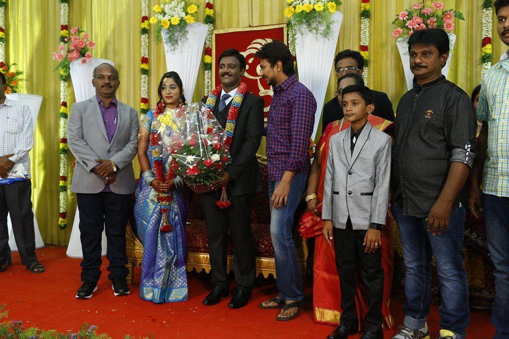 PRO Vijayamuralee Son Wedding Reception Photos