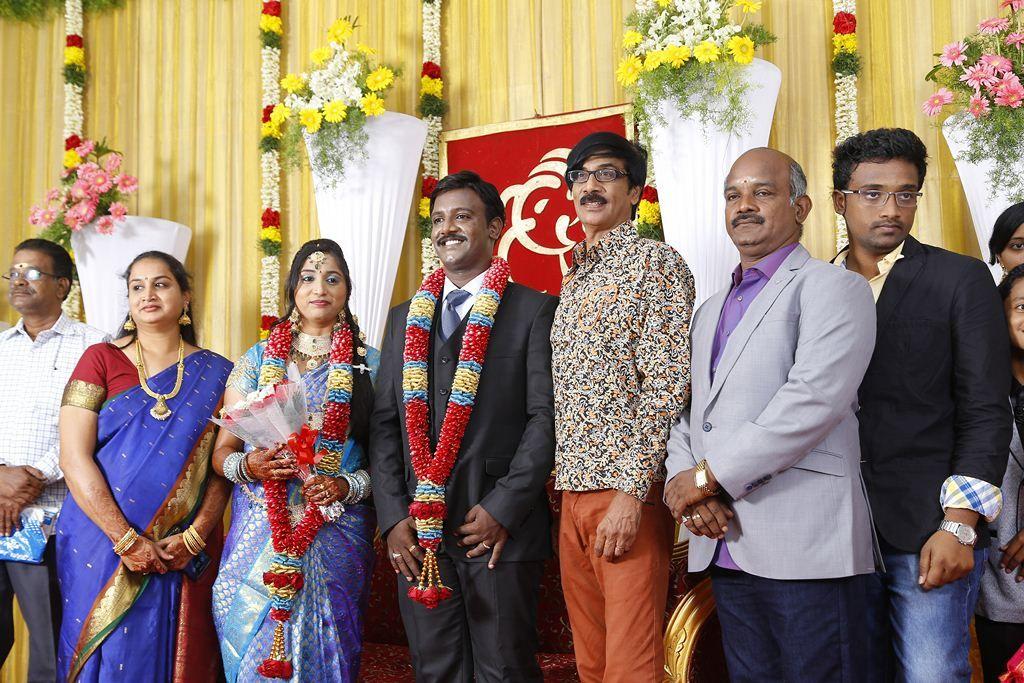 PRO Vijayamuralee Son Wedding Reception Photos