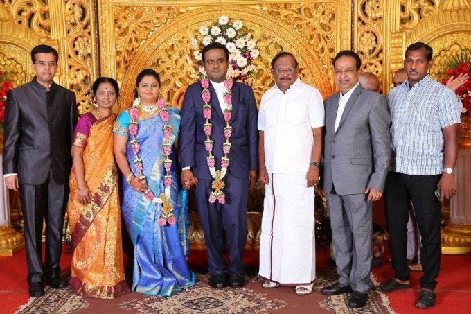 Producer LMM Muralidharan Son Marriage & Reception Photos