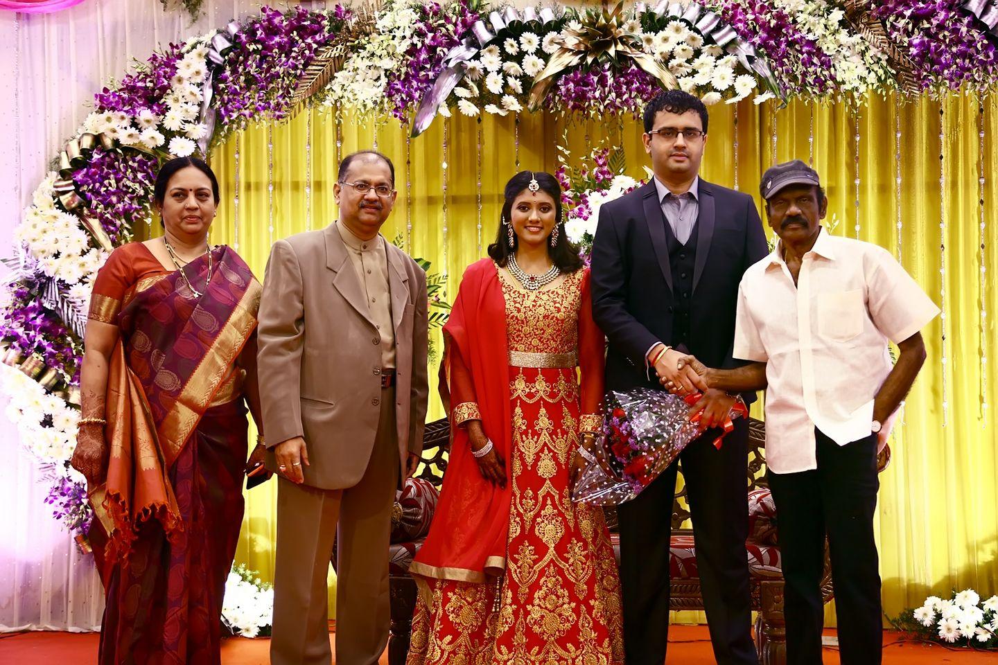 Producer Srikanth Son Wedding reception Stills