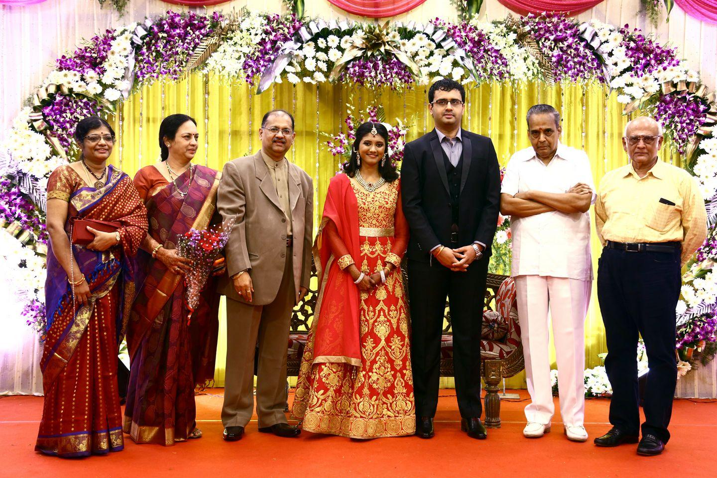 Producer Srikanth Son Wedding reception Stills