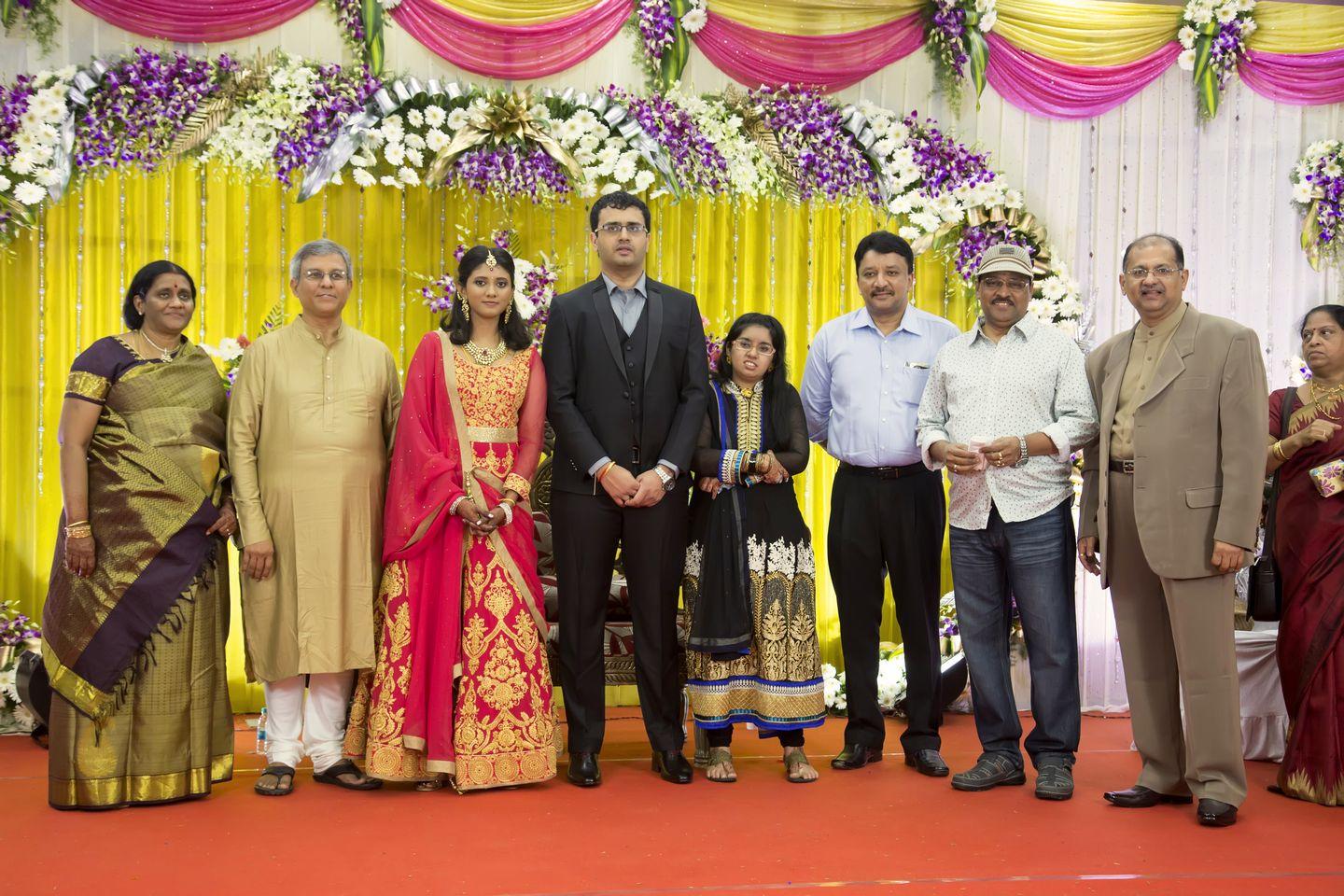 Producer Srikanth Son Wedding reception Stills