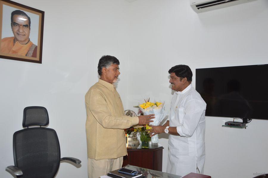 Rajendra Prasad With Chandrababu